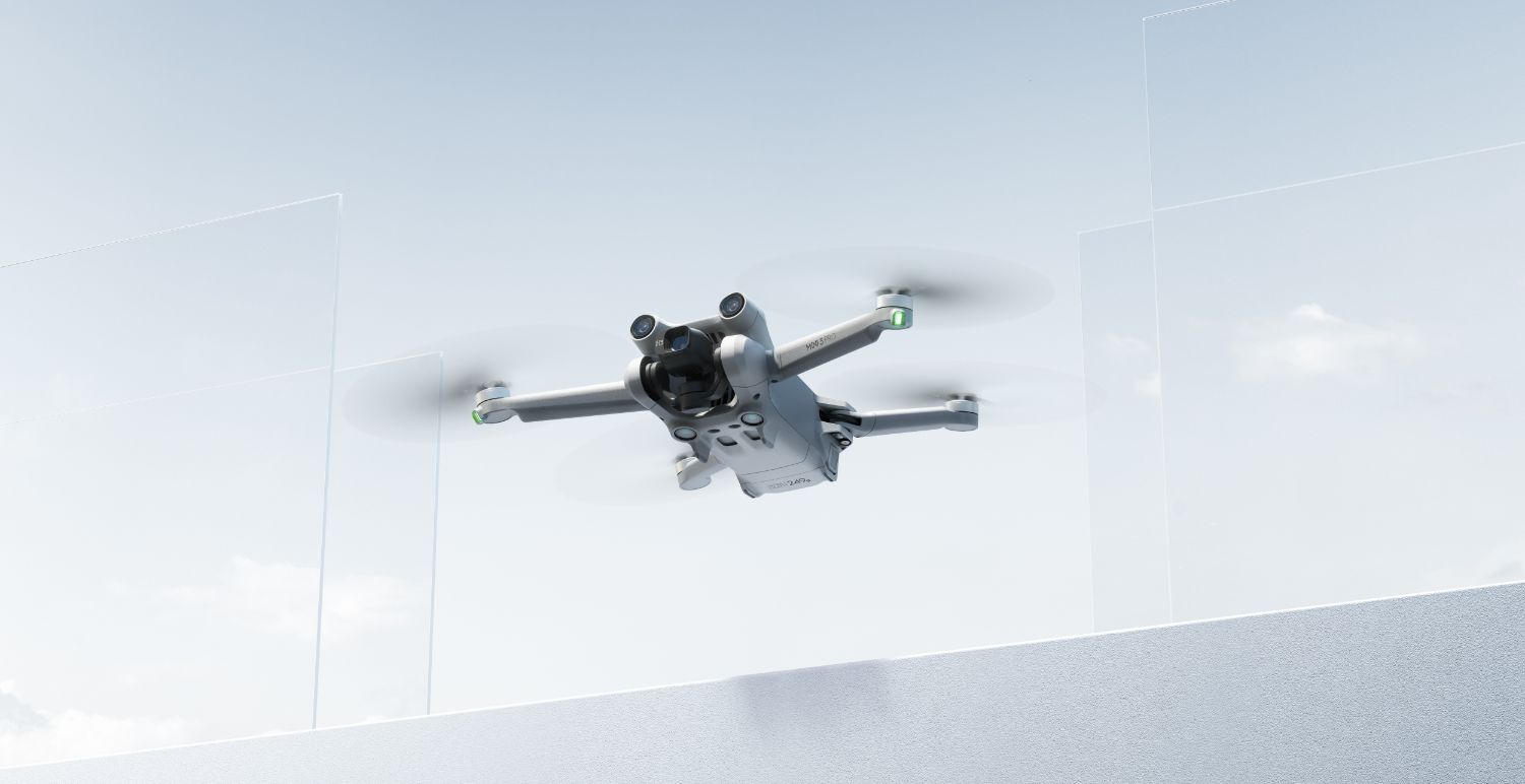 Полет дрона DJI Mini 3 Pro
