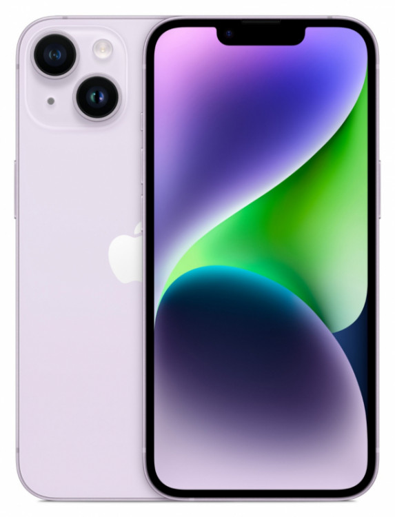 Apple iPhone 14 dual-SIM 128 ГБ, фиолетовый