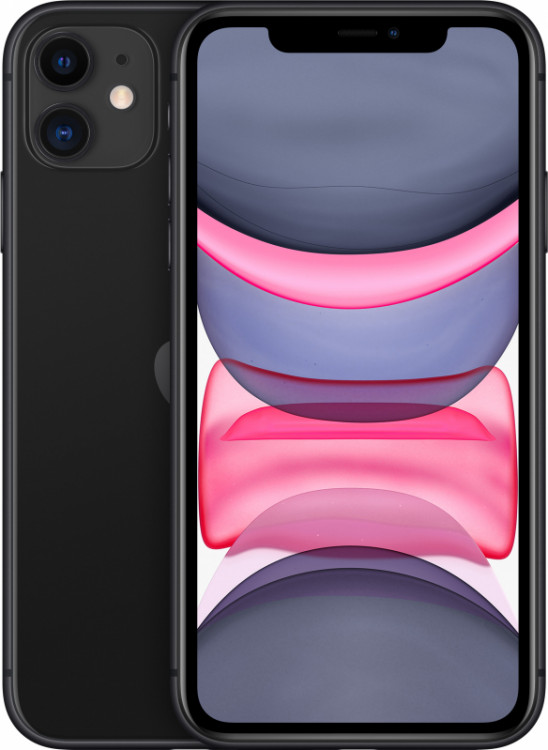 Apple iPhone 11, 64 ГБ, черный (новая комплектация)
