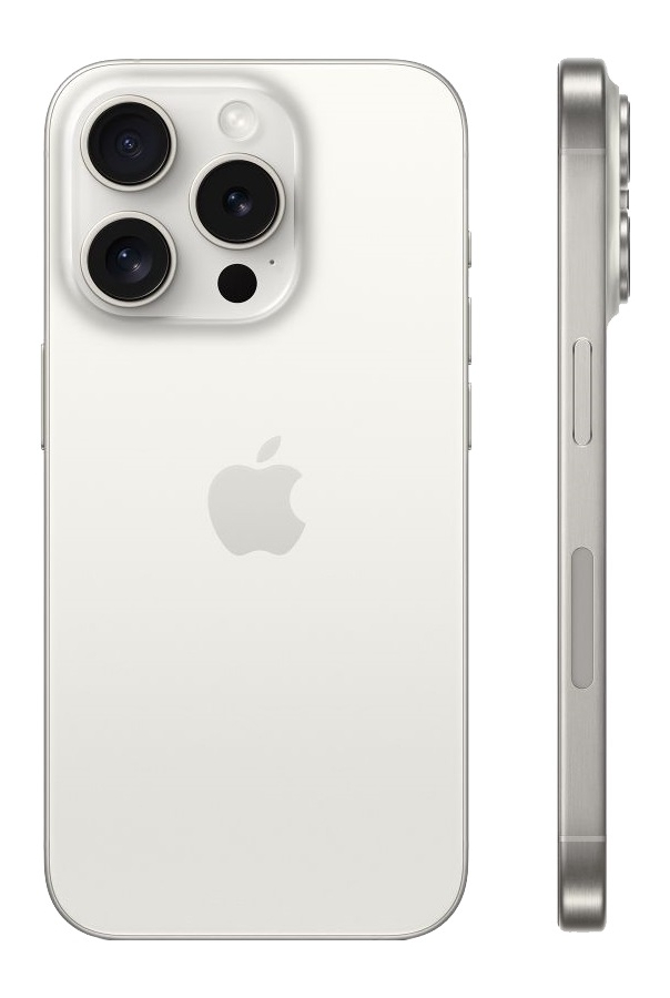 Apple iPhone 15 Pro Dual-SIM 1 ТБ, «Титановый Белый»