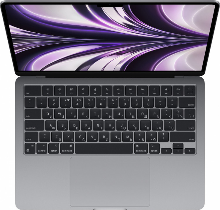 Ноутбук Apple MacBook Air 13" (M2, 8C CPU/8C GPU, 2022), 8 ГБ, 256 ГБ SSD, «серый космос»