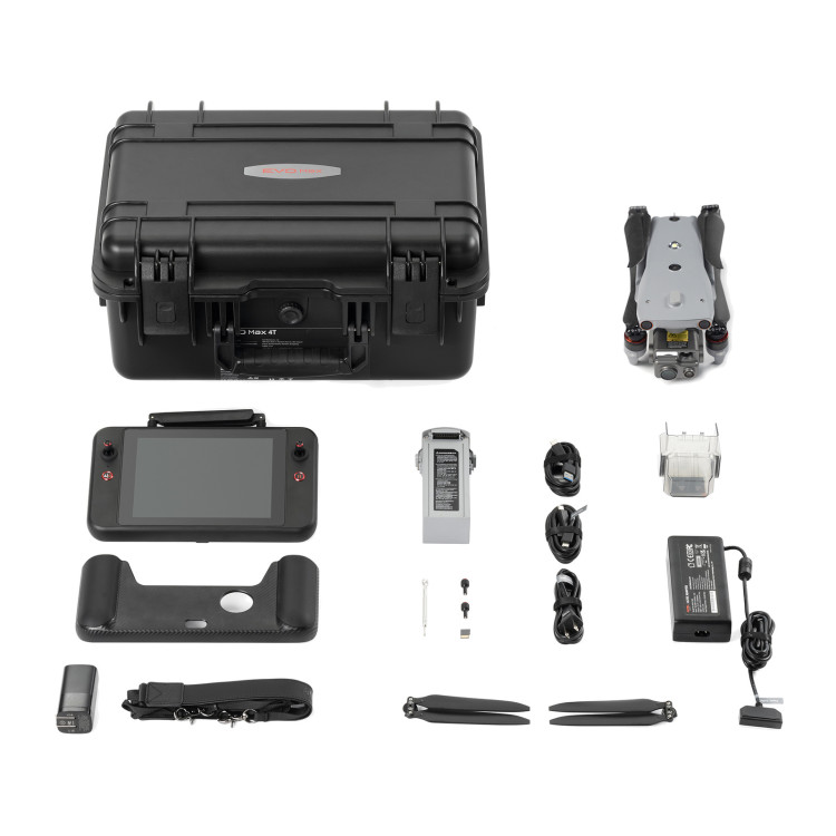 Комплектация Autel EVO Max 4T V2 с пультом, аккумулятором и кейсом