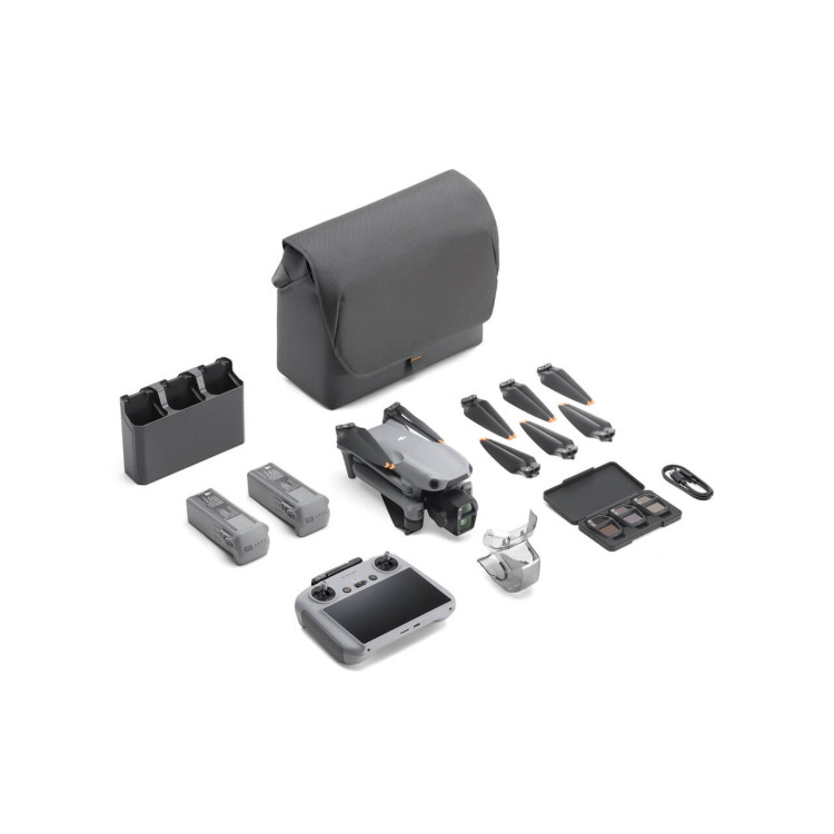 Полная комплектация Квадрокоптер DJI Air 3S Fly More Combo (пульт DJI RC 2)