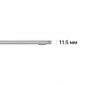 Ноутбук Apple MacBook Air 15" (M2, 8C CPU/10C GPU, 2023), 16 ГБ, 256 ГБ SSD, серебристый