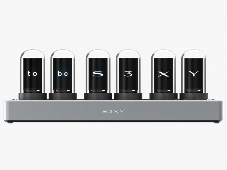 Настольные часы Tesla S3XY Time Glow Clock