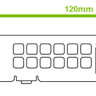 NVIDIA ConnectX-6 VPI MCX653105A-HDAT — ConnectX-6: схема однопортовой платы PCIe x16 / высокой планки из руководства производителя