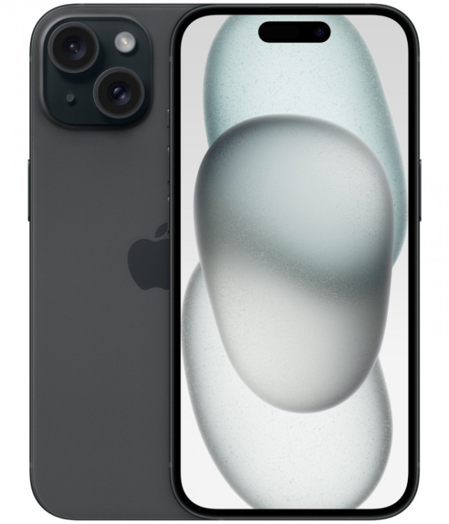 Телефон Apple iPhone 15 Plus dual-SIM 256 ГБ, черный