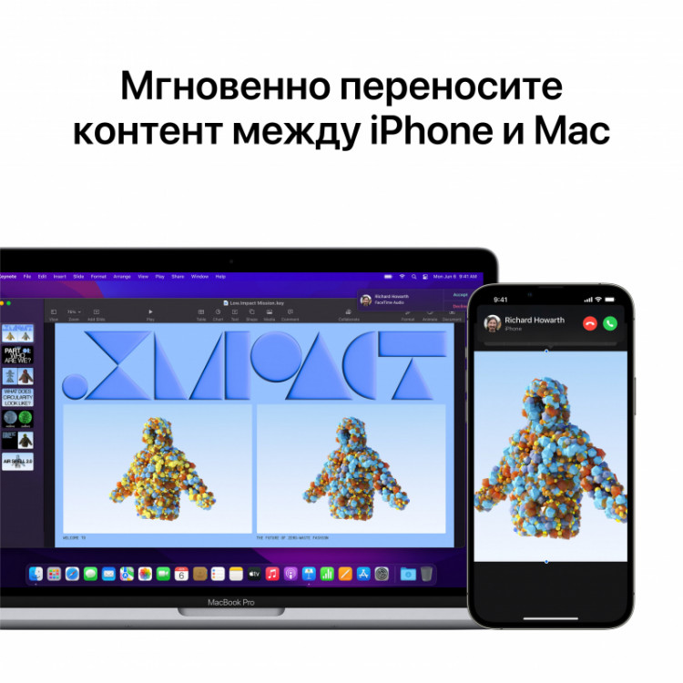Ноутбук Apple MacBook Pro 13" (M2, 8C CPU/10C GPU, 2022), 8 ГБ, 256 ГБ SSD, «серый космос»