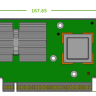 NVIDIA ConnectX-7 MCX75310AAS-NEAT — ConnectX-7: официальная схема однопортовой платы OSFP / высокой монтажной планки NVIDIA ConnectX-7 MCX75310AAS-NEAT — ConnectX-7: официальная схема однопортовой платы OSFP / высокой монтажной планки