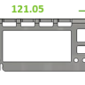 NVIDIA ConnectX-7 MCX75310AAS-NEAT — ConnectX-7: официальная схема однопортовой платы OSFP / высокой монтажной планки NVIDIA ConnectX-7 MCX75310AAS-NEAT — ConnectX-7: официальная схема однопортовой платы OSFP / высокой монтажной планки