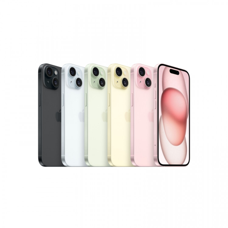 Телефон Apple iPhone 15 Plus dual-SIM 512 ГБ, желтый