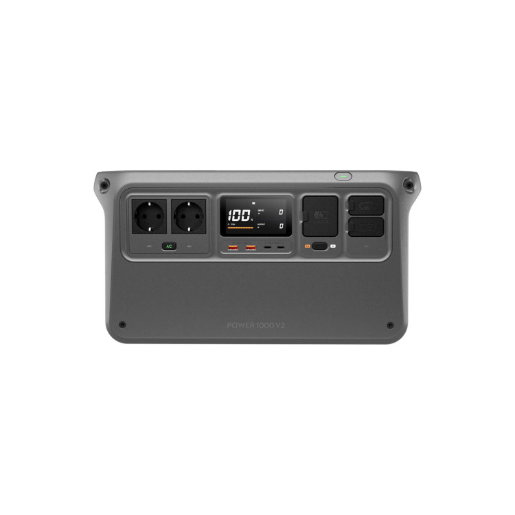 Портативная станция DJI Power 1000 V2, вид спереди
