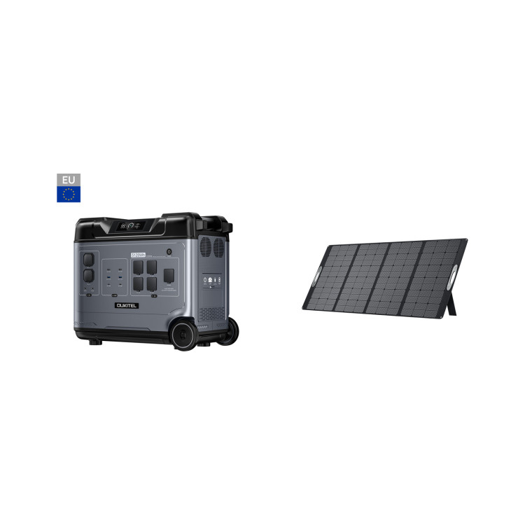 OUKITEL P5000 + PV400 400W, точная комплектация