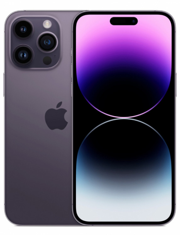 Телефон Apple iPhone 14 Pro Max dual-SIM 128 ГБ, темно-фиолетовый