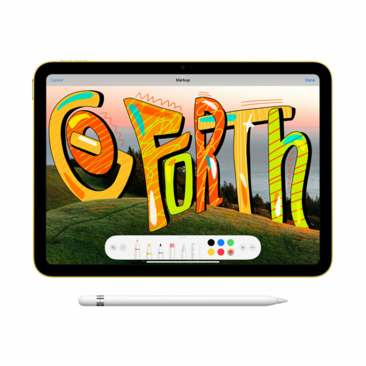 Планшет Apple iPad 10,9" (2022) Wi-Fi 64 ГБ, желтый