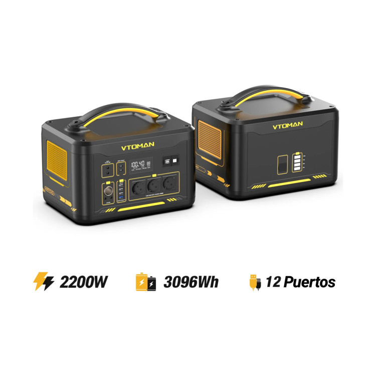 VTOMAN Jump 2200 + Additional Battery 1548Wh, точная комплектация
