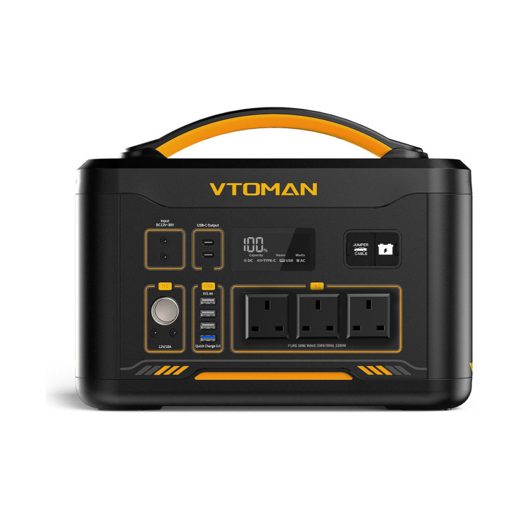 VTOMAN Jump 2200 + Solar Panel 200W, вид под другим углом