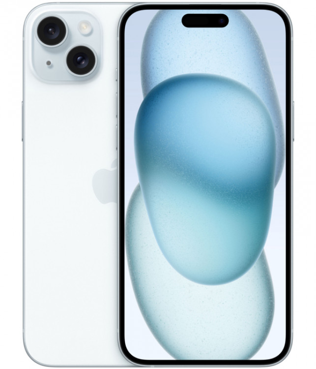 Телефон Apple iPhone 15 dual-SIM 512 ГБ, голубой