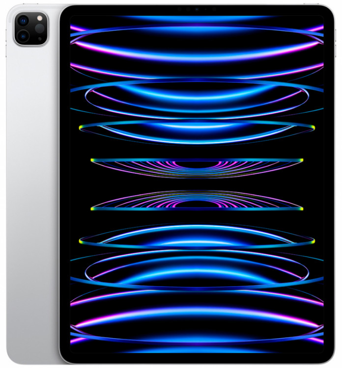 Планшет Apple iPad Pro (2022) 12,9" Wi-Fi + Cellular 128 ГБ, серебристый