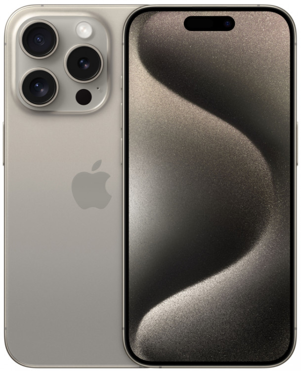 Телефон Apple iPhone 15 Pro SIM 512 ГБ, «титановый бежевый»