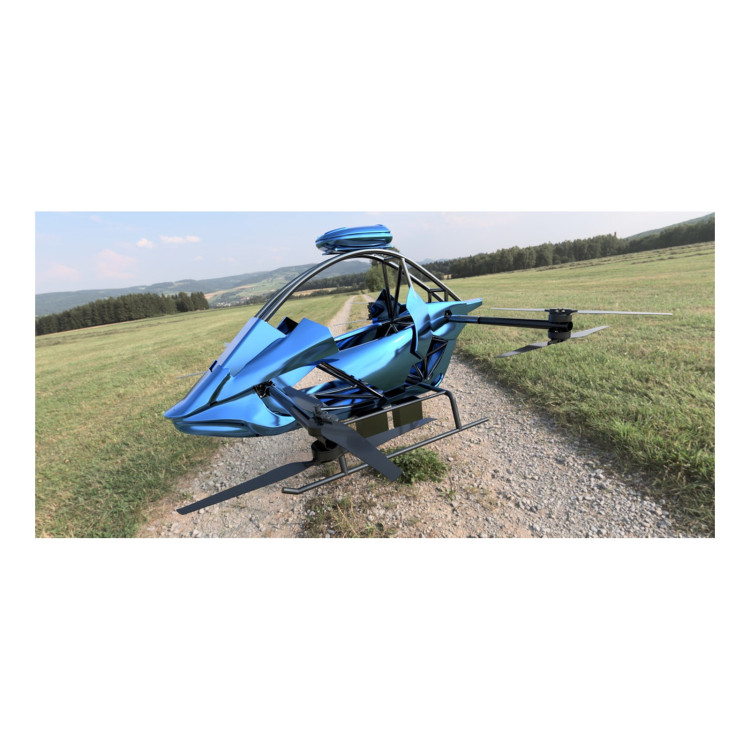 Sky E Technologies eVTOL — одноместная версия — официальный дополнительный вид