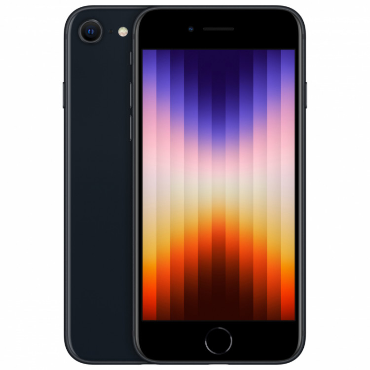 Телефон Apple iPhone SE, 128 ГБ, «тёмная ночь»