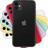 Телефон Apple iPhone 11, 64 ГБ, черный (новая комплектация)