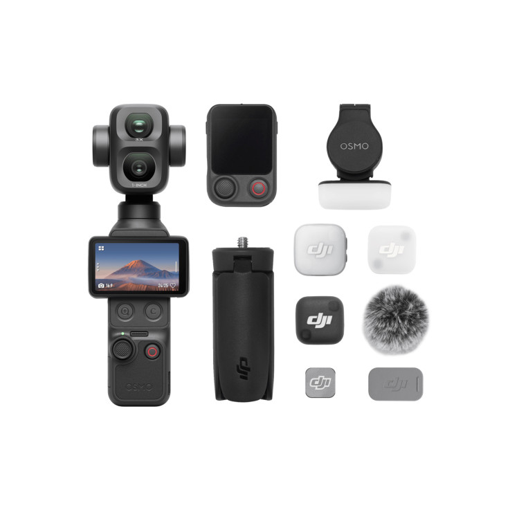 DJI Osmo Pocket 4P Vlog Combo, альтернативный масштаб