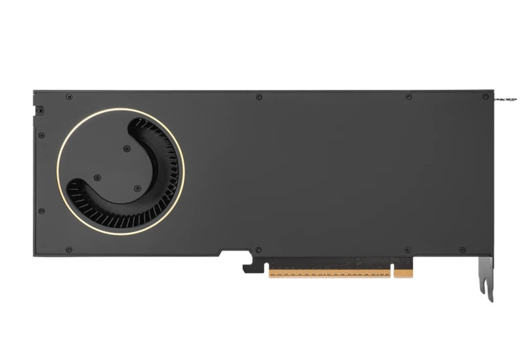 NVIDIA RTX PRO 6000 Blackwell Max-Q Workstation Edition — обратная сторона