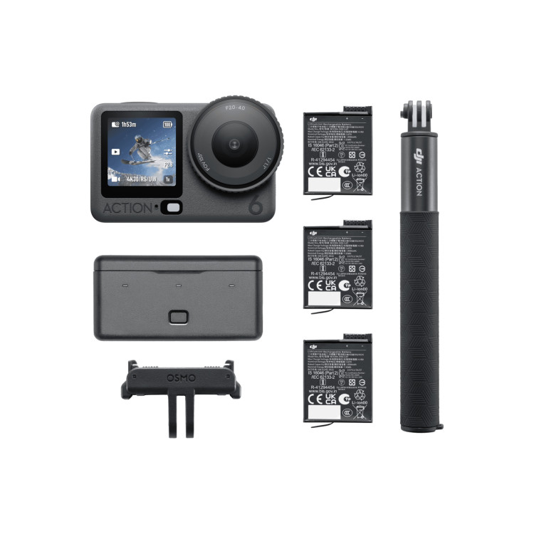 DJI Osmo Action 6 Adventure Combo, альтернативный масштаб