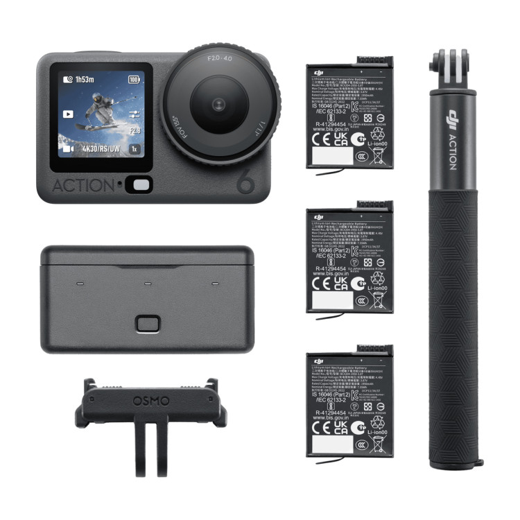 DJI Osmo Action 6 Adventure Combo, крупный план