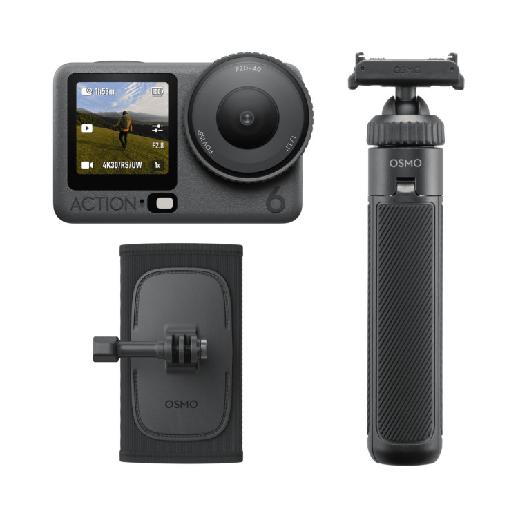 DJI Osmo Action 6 Hiking Combo, комплект поставки