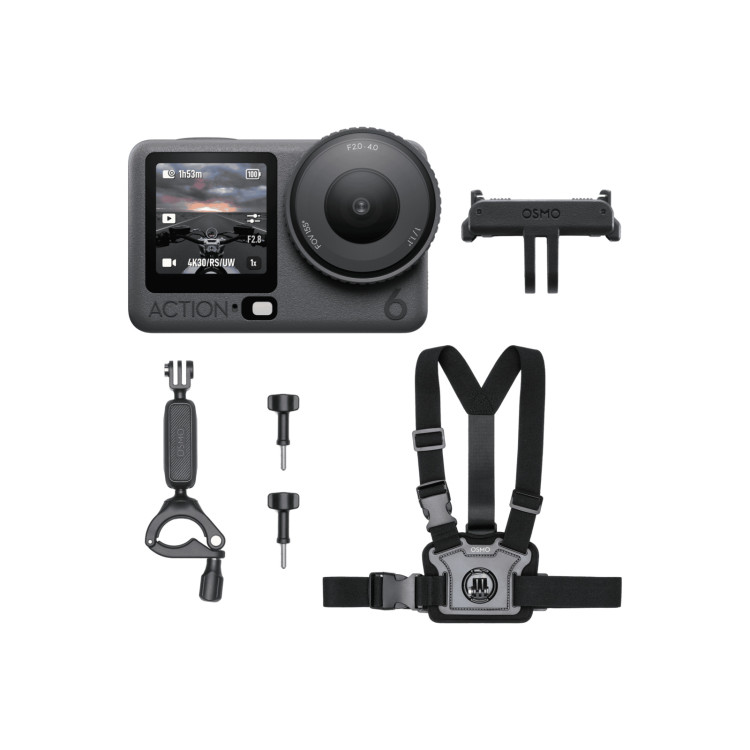 DJI Osmo Action 6 Mountain Bike & Motorcycle Combo, альтернативный масштаб
