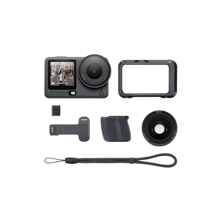 DJI Osmo Action 6 Advanced Street Photography Combo, комплект поставки