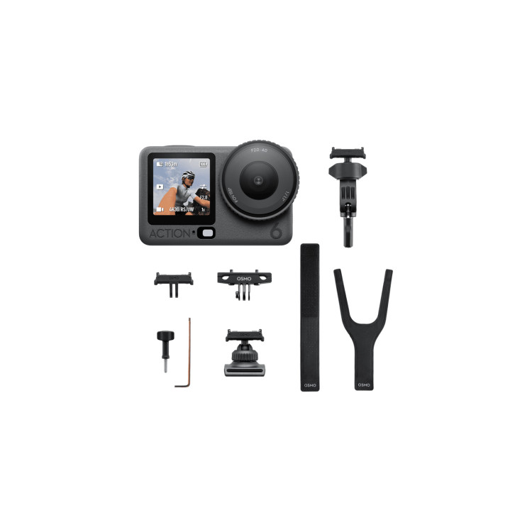 DJI Osmo Action 6 Road Cycling Combo, комплект поставки