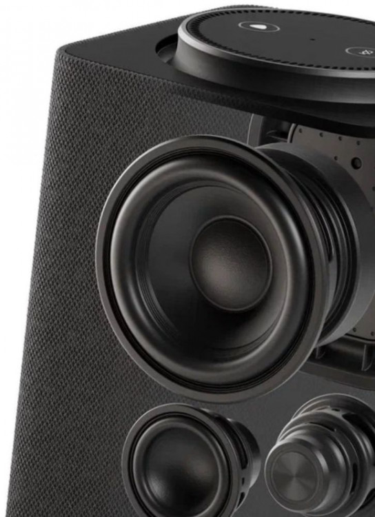 Акустика портативная Яндекс Станция Макс 2.0 с Zigbee и пультом, черный