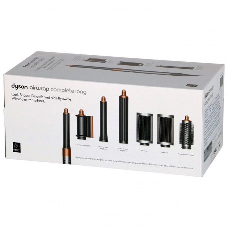 Стайлер Dyson HS05 Airwrap Complete Long Topaz Orange + кейс