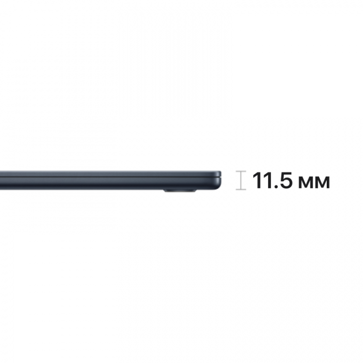 Ноутбук Apple MacBook Air 15" (M2, 8C CPU/10C GPU, 2023), 8 ГБ, 256 ГБ SSD, «полуночный черный»