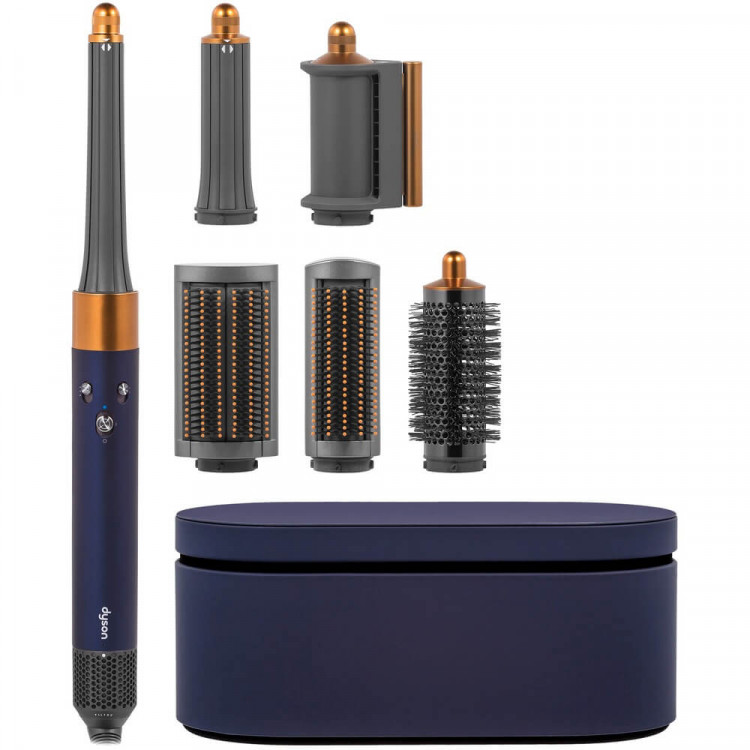 Стайлер Dyson AirWrap Complete Long HS05 Dark Blue&Blue/Copper + кейс