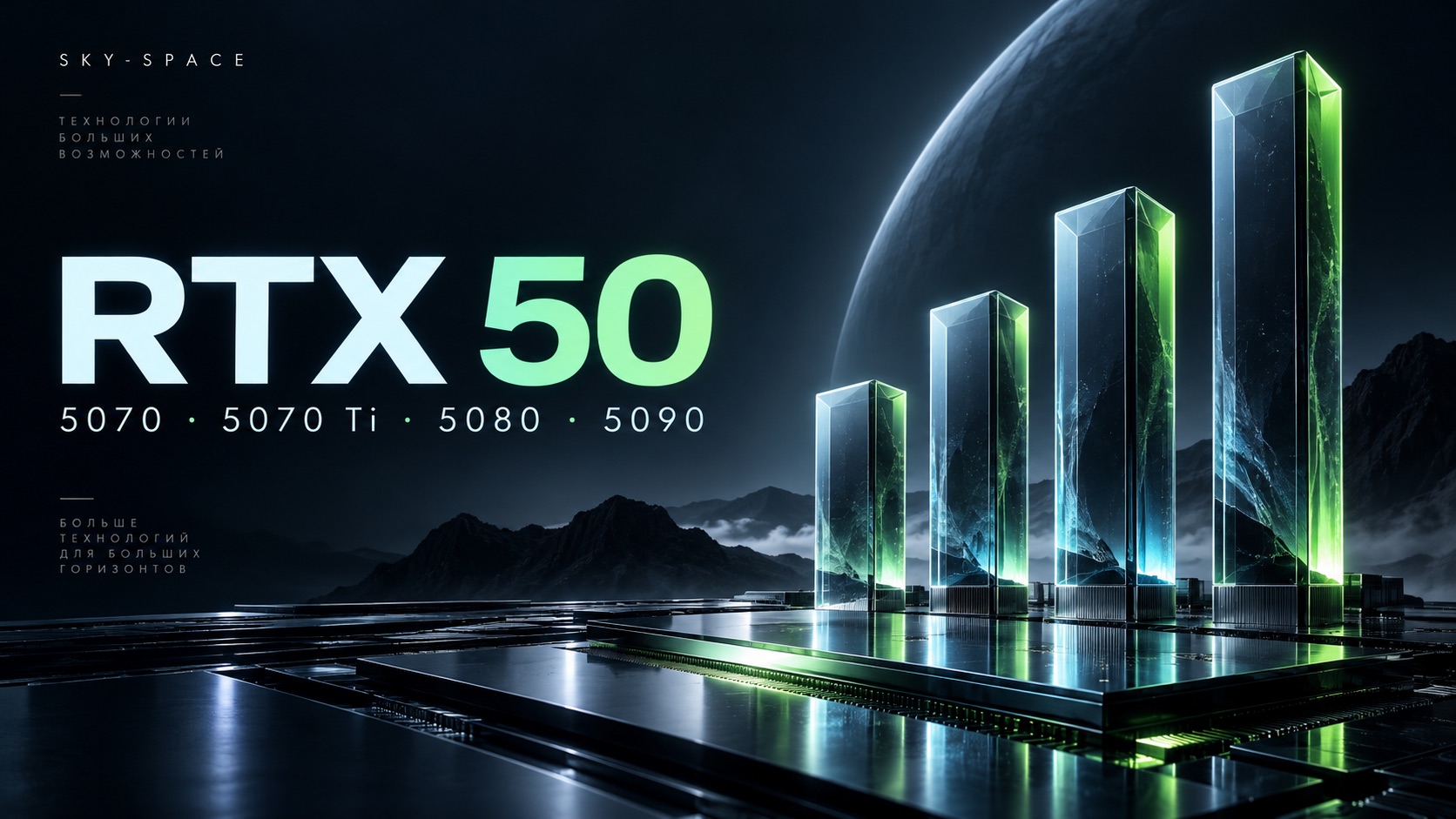 RTX 50: сравнение RTX 5070, 5070 Ti, 5080 и 5090